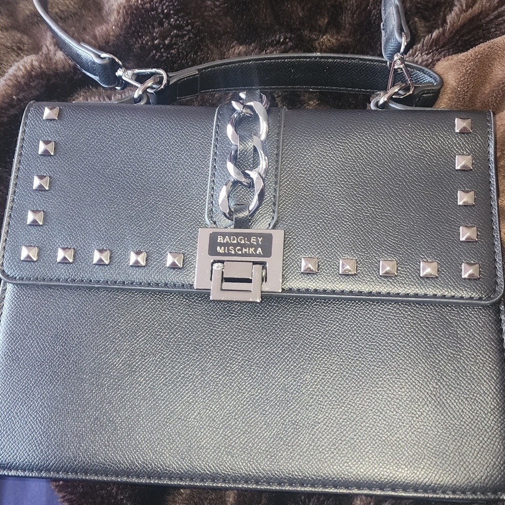 SOLD Badgley Mischka Studdard Adjustable Double Strap Crossbody